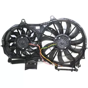 New Radiator Fan Shroud Assembly Fits 2002-2008 Audi A4 Quattro Dual Type 3.0L - Picture 1 of 5