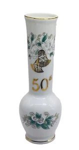 Vintage LEFTON CHINA 50th ANNIVERSARY VASE 720 - Bild 1 von 3