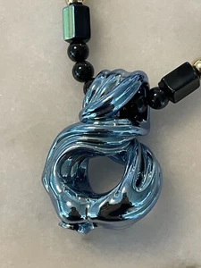 Charles Lotton SILKA Art Glass Necklace, VERY RARE!!! - Picture 1 of 9