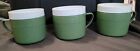Therm-O-Ware Olympian 8oz Coffee Cups Set Of 3 Avocado Green, Camping Outdoors 