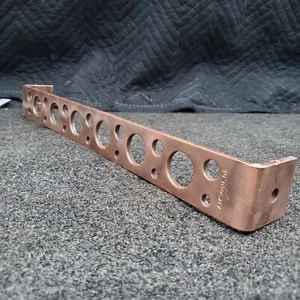 COPPER Busbar 6 Port Rack Arrestor Trapeze 2x18" Grounding Rack ATK306U.01 USED - Bild 1 von 11