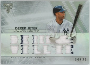 Derek Jeter 2015 Topps Triple Threads Certified Relic TTR-DJ1 /36 26813 - Picture 1 of 2