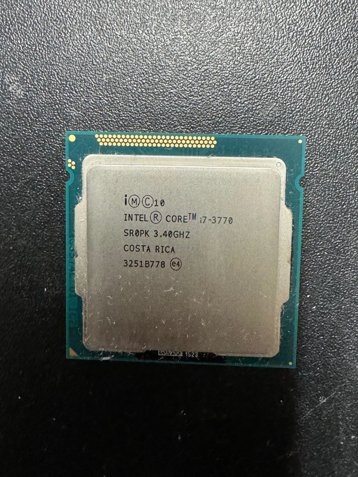 Intel Core i7 3770 3.4GHz Quad-Core CPU SR0PK LGA 1155 CPU Processor Ivy Bridge - Image 1 of 1