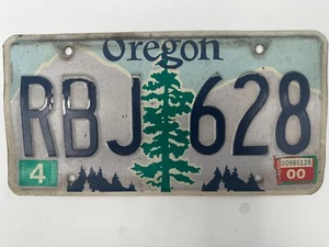 Placa de licencia única de Oregon RBJ 628 coleccionable A - Imagen 1 de 7
