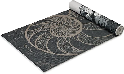 Gaiam 6mm Premium Reversible Impreso Yoga Mat Extra Grueso Antideslizante Ejercicio NUEVO Foto 1 de 2