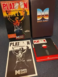 Platoon Apple II Video Game 128k Floppy Disk 1988 Game + Manual + Box *RARE* - Picture 1 of 16