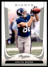 2011 Panini Prestige Kevin Boss Football Cards #132