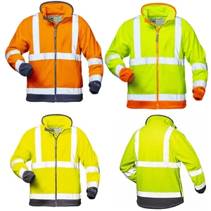 Warnschutz Fleecejacke Fleece Jacke Warnschutzjacke Arbeitsjacke Polarfleece - Bild 1 von 4