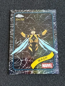 2025 Topps Chrome Marvel #113 Wasp Spider Web Refractor /399 - Picture 1 of 7