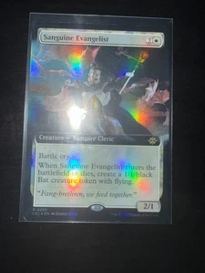 Sanguine Evangelist - Foil Extended Art LCI NM MTG - Picture 1 of 1
