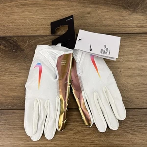 Nike Vapor Jet 7.0 Adulto Talla 2XL Blanco Iridiscente Guantes de Fútbol NUEVO - Imagen 1 de 9
