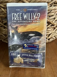 Free Willy 2 Mystical Whale Pendant - Jesse’s Promo VHS Necklace - Picture 1 of 6