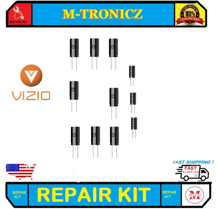 CAPACITOR KIT For VIZIO  E601I-A3 1P-1127800-1010  09-60CAP000-00 - Image 1 of 1