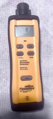 Detector de monóxido de carbono Fieldpiece - Modelo SCM4 - Faixa: 0 a 1000 PPM - Imagem 1 de 4