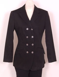 AGNONA Italian Designer Ladies Jacket Blazer SZ 6 Woman Fashion Bust 36" Black - Picture 1 of 5