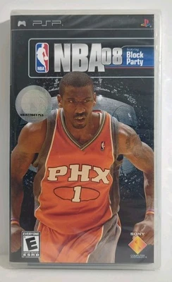 NBA 08 Featuring Block Party (Sony PSP, 2007) Brand New, Factory Seal, CIB - Image 1 of 4
