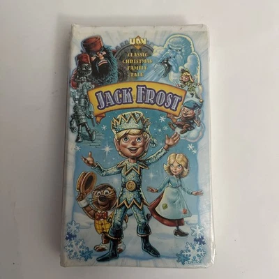 Jack Frost Vintage Christmas Cartoon VHS 1979 1996 Buddy Hackett Clamshell - Image 1 of 2