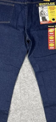 Vaqueros RAW DENIM VINTAGE DEAD-STOCK NUEVO CON ETIQUETAS 34x29 Hecho en EE. UU.-Peso Pesado-RARO-BONITO! Foto 1 de 4