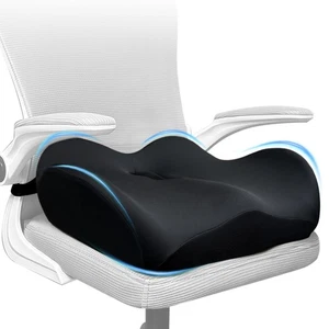X Cojines de asiento grandes de espuma viscoelástica para sillas de oficina, re... - Imagen 1 de 6