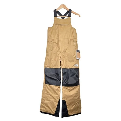 The North Face Teen Freedom Insulated Bib Size M/10 Snow Pants Utility Brown - Image 1 of 4