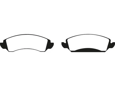 Front Brake Pad Set For 2008-2014 GMC Yukon XL 1500 2009 2010 2011 2012 PB264GT - Image 1 of 3