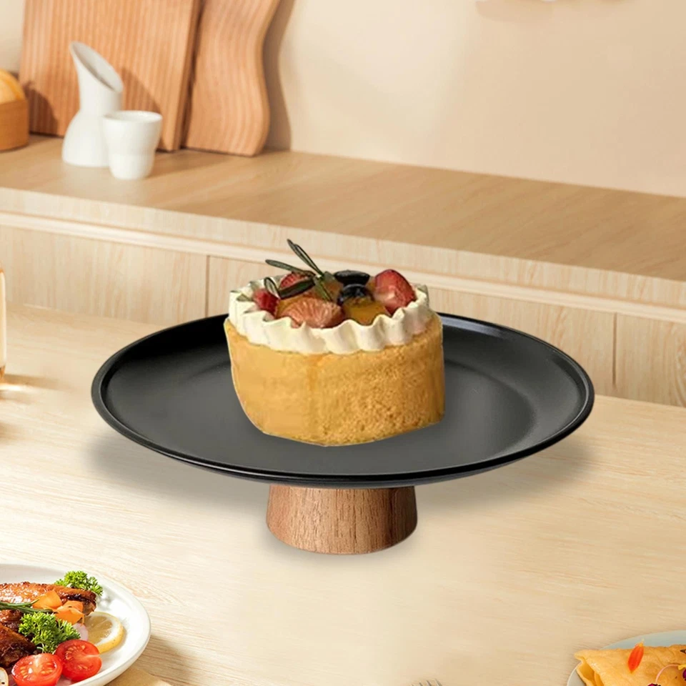 Soporte para pasteles soporte de exhibición de postres mesa centro de mesa decoración del hogar adorno pesado Foto 1 de 1