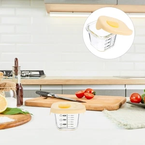 Contenedores de almacenamiento de alimentos de vidrio para bebés con tapas 2 piezas, congelador hermético - Imagen 1 de 12