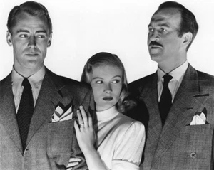 Alan Ladd, Veronica Lake and Howard Da Silva 10" x 8" Photo The Blue Dahlia *2 - Picture 1 of 1