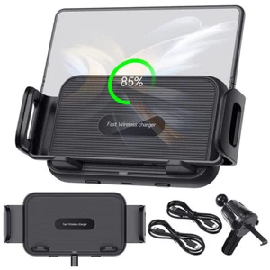 Chargeur de voiture sans fil pour Samsung Galaxy Z Fold 3 4 2 support de montage de voiture automatique - Photo 1 sur 14