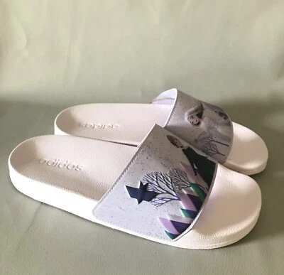 Adidas Adilette Shower Frozen Slide Sandal - Kids' Size 6 NWT $25 Purple/Pink - Изображение 1 из 4