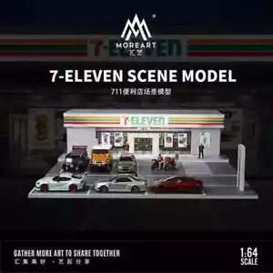 MoreArt 1/64 7-Eleven Convenience Store Scene - LED Lighting - Picture 1 of 4
