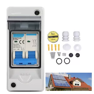 DC Disconnect Switch 1000V 32A Solar PV IP65 Distribution Box Isolation Switch - Picture 1 of 8