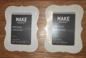 Make Market Two 4 X 6 Picture Wood Frame's - Picture 1 of 1