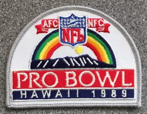 Parche oficial de fútbol americano de la NFL Pro Bowl 1989 Willabee Ward suelto sin tarjeta - Imagen 1 de 2