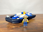 Lego City 4205 Off-Road Command Center - Duża czarna łódź z pontonem 62812 i minifigurka