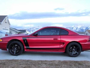 1994-1998 Ford Mustang C-Stripes Decals Sticker Vinyl Graphics Gt V6 94-98 Pair - Foto 1 di 3