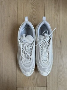 Nike Air Max 97 Triple White Mens 12 - Picture 1 of 5