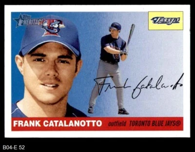 2004 Topps Heritage #52 Frank Catalanotto Blue Jays 8 - NM/MT - Image 1 of 2