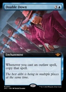 MTG - (Extended Art) DOUBLE DOWN - Outlaws of Thunder (M) - Bild 1 von 1