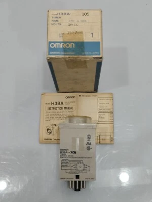 Omron H3BA-305 Timer 24VDC 5A 250VAC Resistiv Ladung 0.5s Zu 100h Neu Offen Box - Bild 1 von 4