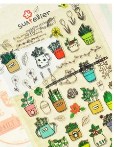 Gardening Spring Mix Stickers - Kawaii Scrapbooking Filofax Cute Deco Suatelier - Picture 1 of 3