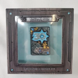 NEW Hearthstone Blizzard 30th Anniversary Card Back Collector's Edition Pin - Picture 1 of 9