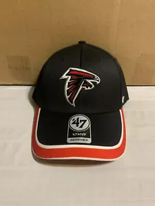 Atlanta Falcons NFL '47 Brand Black Grind MVP Adjustable One Size Hat - Picture 1 of 5