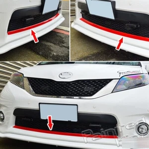 Unpainted For TOYOTA Sienna 3rd 5DR Minivan Front Middle Lip Sport Spoiler - Picture 1 of 4