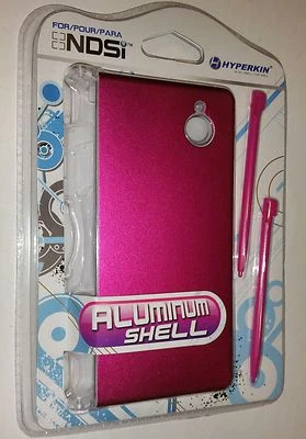 NEW Sealed Pink Aluminum Shell with 2 Stylus Pens for Nintendo DSi Hyperkin #11C - Image 1 of 4