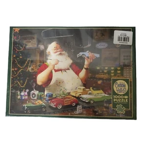 Weihnachtsmann Puzzle Malerei Autos 1000 Teile Weihnachten Cobble Hill - Bild 1 von 6