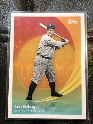 Lou Gehrig 2020 Topps On Demand Summer Blockbuster Legends Chase Card #9L SP /77 - Image 1 of 2