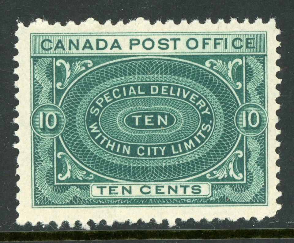 Canada 1898 Special Delivery 10¢ First Printing Scott # E1 Mint Y475 - Image 1 of 2