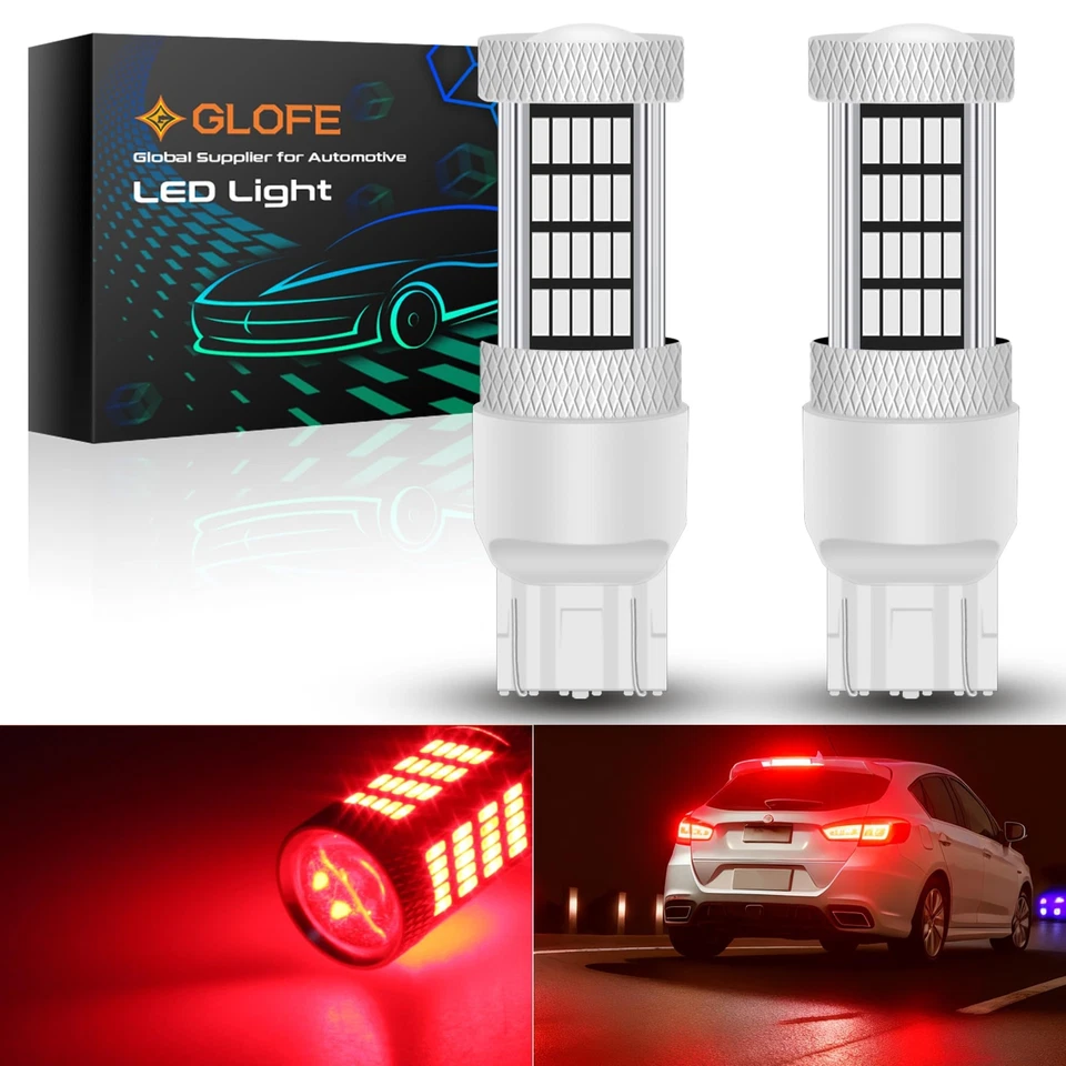 7443 LED Brake Tail Light Bulbs Super Bright Red 7440 7441 7444 T20 W21W 7444NA - Image 1 of 4