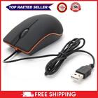 USB 3D Wired Optical Mini Mouse Mice For PC Laptop Computers black UK